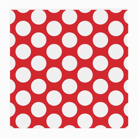 Red Polkadot Glasses Cloth (Medium, Two Sided) from ArtsNow.com Back