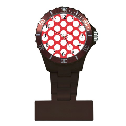 Red Polkadot Nurses Watch from ArtsNow.com Front