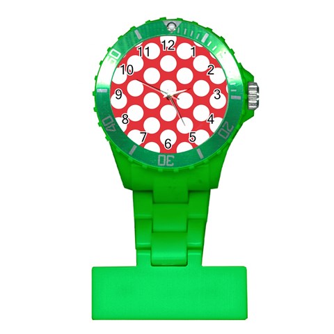 Red Polkadot Nurses Watch from ArtsNow.com Front