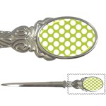 Spring Green Polkadot Letter Opener