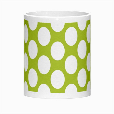 Spring Green Polkadot Morph Mug from ArtsNow.com Center