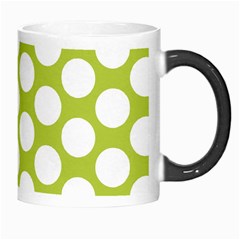 Spring Green Polkadot Morph Mug from ArtsNow.com Right