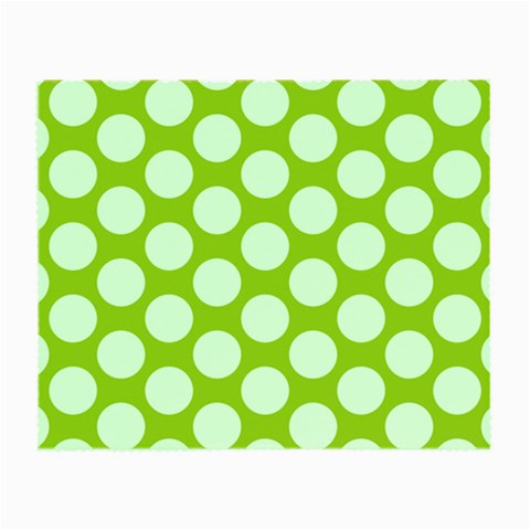 Spring Green Polkadot Glasses Cloth (Small) from ArtsNow.com Front