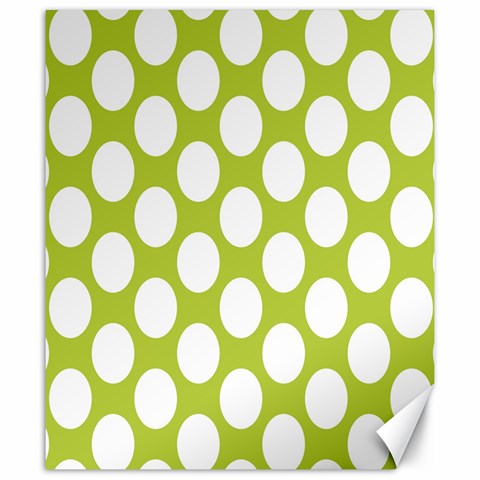 Spring Green Polkadot Canvas 20  x 24  (Unframed) from ArtsNow.com 19.57 x23.15  Canvas - 1