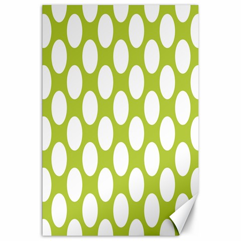 Spring Green Polkadot Canvas 20  x 30  (Unframed) from ArtsNow.com 19.62 x28.9  Canvas - 1