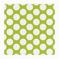 Spring Green Polkadot Glasses Cloth (Medium, Two Sided) from ArtsNow.com Front