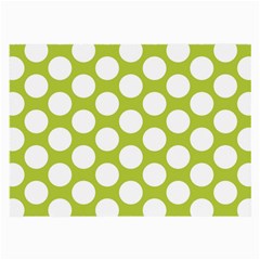 Spring Green Polkadot Glasses Cloth (Large, Two Sided) from ArtsNow.com Back