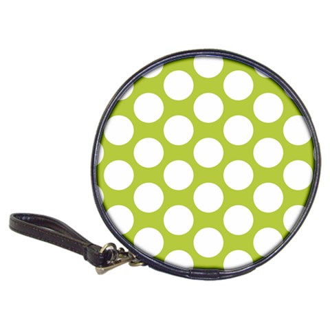 Spring Green Polkadot CD Wallet from ArtsNow.com Front