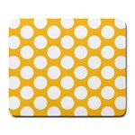 Sunny Yellow Polkadot Large Mouse Pad (Rectangle)