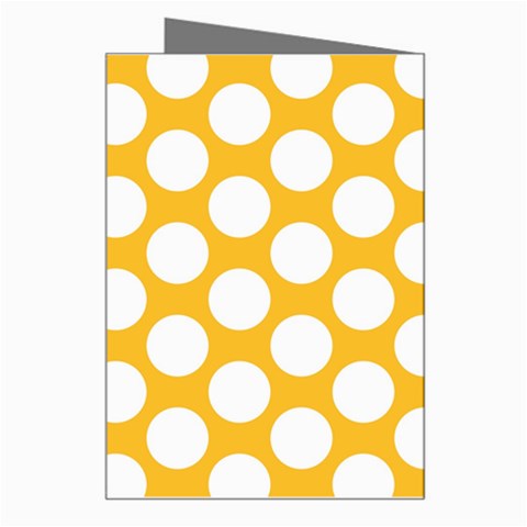 Sunny Yellow Polkadot Greeting Card from ArtsNow.com Right