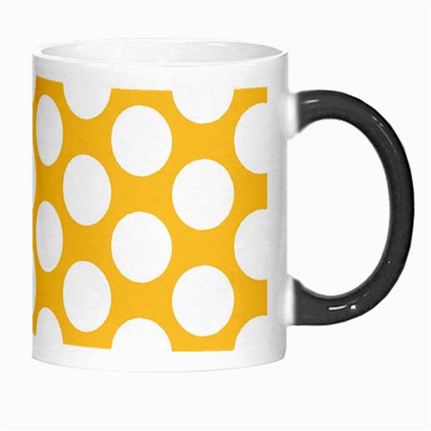 Sunny Yellow Polkadot Morph Mug from ArtsNow.com Right