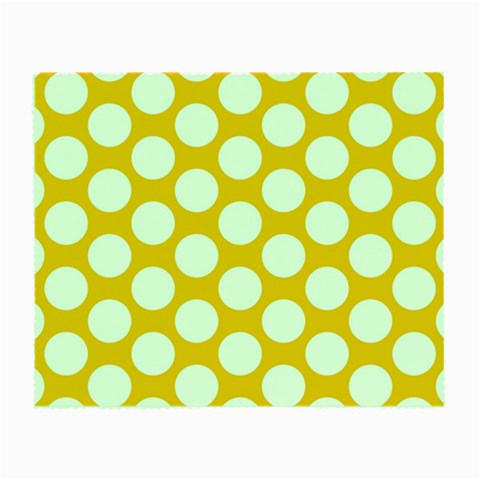 Sunny Yellow Polkadot Glasses Cloth (Small) from ArtsNow.com Front