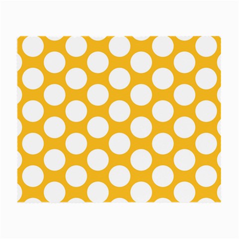 Sunny Yellow Polkadot Glasses Cloth (Small, Two Sided) from ArtsNow.com Back