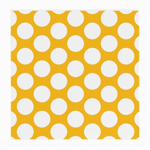 Sunny Yellow Polkadot Glasses Cloth (Medium, Two Sided) from ArtsNow.com Back