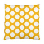 Sunny Yellow Polkadot Cushion Case (Two Sided) 