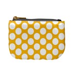 Sunny Yellow Polkadot Coin Change Purse