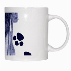 Miss Kitty blues White Coffee Mug from ArtsNow.com Right