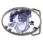 Miss Kitty blues Belt Buckle (Oval)