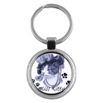 Miss Kitty blues Key Chain (Round)