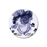 Miss Kitty blues Drink Coasters 4 Pack (Round)