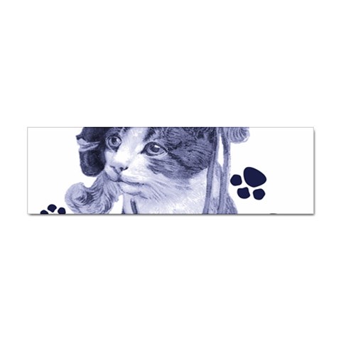 Miss Kitty blues Bumper Sticker from ArtsNow.com Front