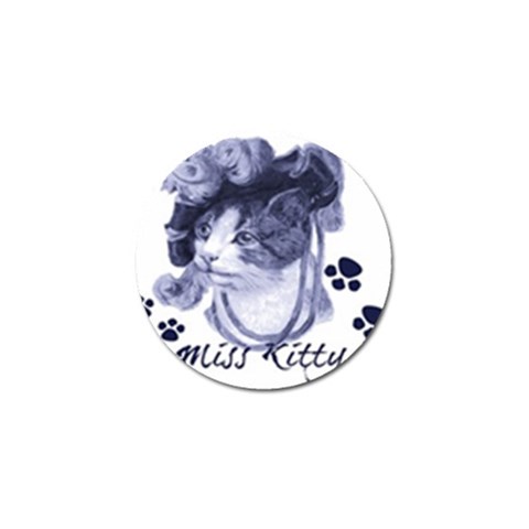 Miss Kitty blues Golf Ball Marker 10 Pack from ArtsNow.com Front