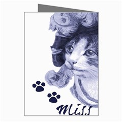 Miss Kitty blues Greeting Card from ArtsNow.com Right