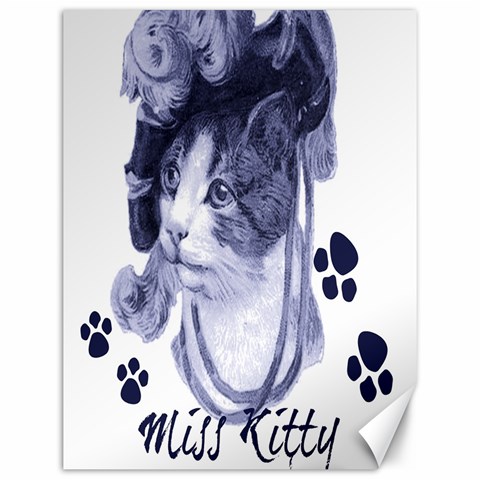 Miss Kitty blues Canvas 12  x 16  (Unframed) from ArtsNow.com 11.86 x15.41  Canvas - 1