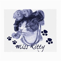 Miss Kitty blues Glasses Cloth (Small, Two Sided) from ArtsNow.com Front