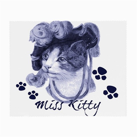 Miss Kitty blues Glasses Cloth (Small, Two Sided) from ArtsNow.com Back