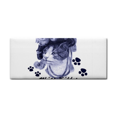 Miss Kitty blues Hand Towel from ArtsNow.com Front