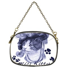 Miss Kitty blues Chain Purse (Two Sided)  from ArtsNow.com Front