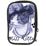 Miss Kitty blues Compact Camera Leather Case