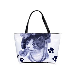 Miss Kitty blues Large Shoulder Bag from ArtsNow.com Front