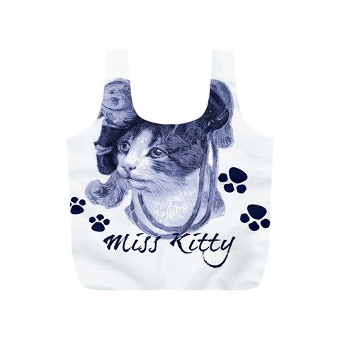 Miss Kitty blues Reusable Bag (S) from ArtsNow.com Front