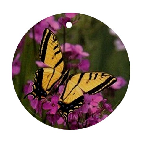 Butterfly Ornament (Round) from ArtsNow.com Front