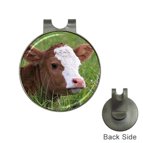 Cow Calf Golf Ball Marker Hat Clip from ArtsNow.com Front