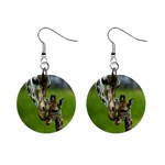 Giraffe 1  Button Earrings