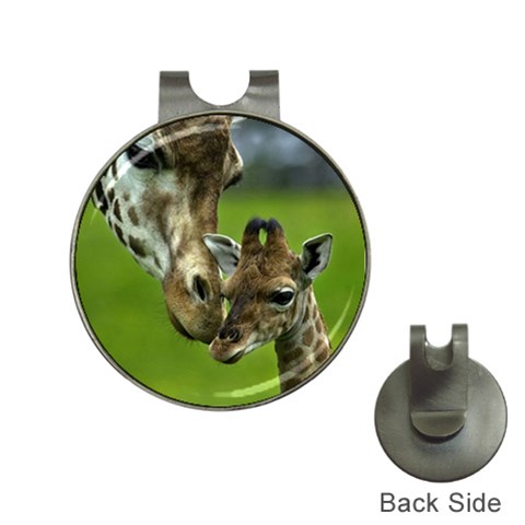 Giraffe Golf Ball Marker Hat Clip from ArtsNow.com Front