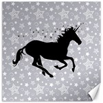 Unicorn on Starry Background Canvas 12  x 12  (Unframed)