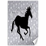 Unicorn on Starry Background Canvas 12  x 18  (Unframed)