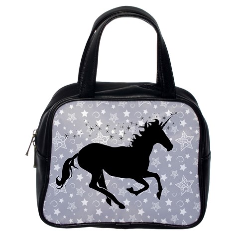 Unicorn on Starry Background Classic Handbag (One Side) from ArtsNow.com Front