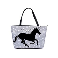 Unicorn on Starry Background Large Shoulder Bag from ArtsNow.com Front