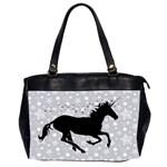 Unicorn on Starry Background Oversize Office Handbag (Two Sides)