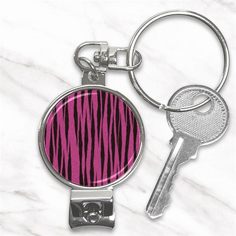 Tiger Nail Clippers Key Chain from ArtsNow.com Front