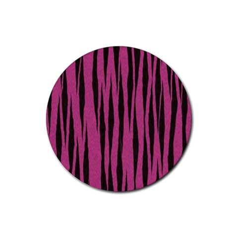 Tiger Rubber Coaster (Round) from ArtsNow.com Front