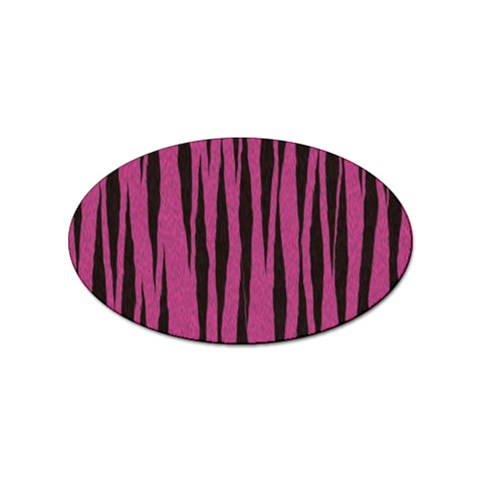 Tiger Sticker (Oval) from ArtsNow.com Front