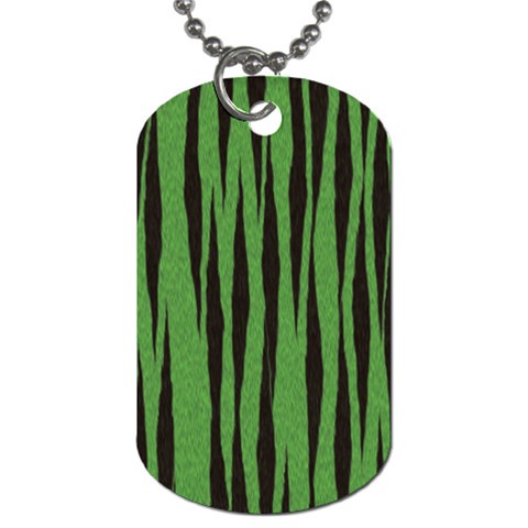 Tiger Dog Tag (Two Sides) from ArtsNow.com Front