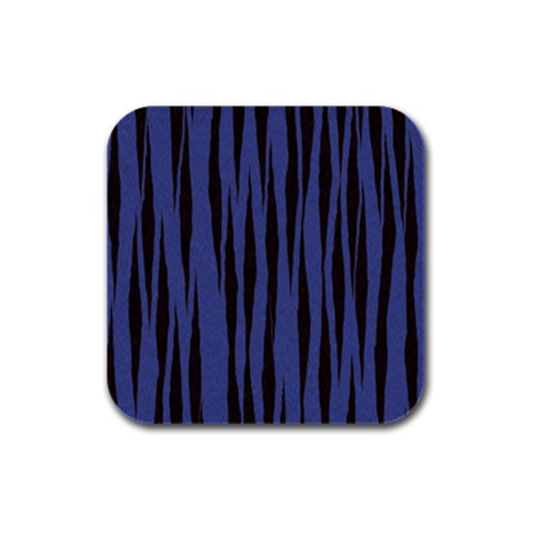 Tiger Rubber Square Coaster (4 pack) from ArtsNow.com Front