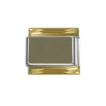 Snake Gold Trim Italian Charm (9mm)